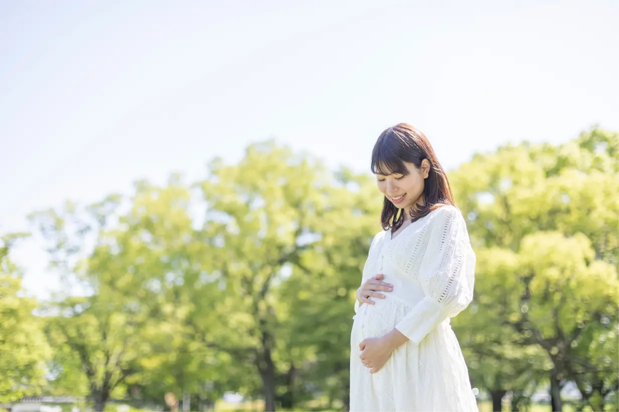 妊娠中の姿勢や赤ちゃんの発達など、<br>お母さんの不安の解消に
